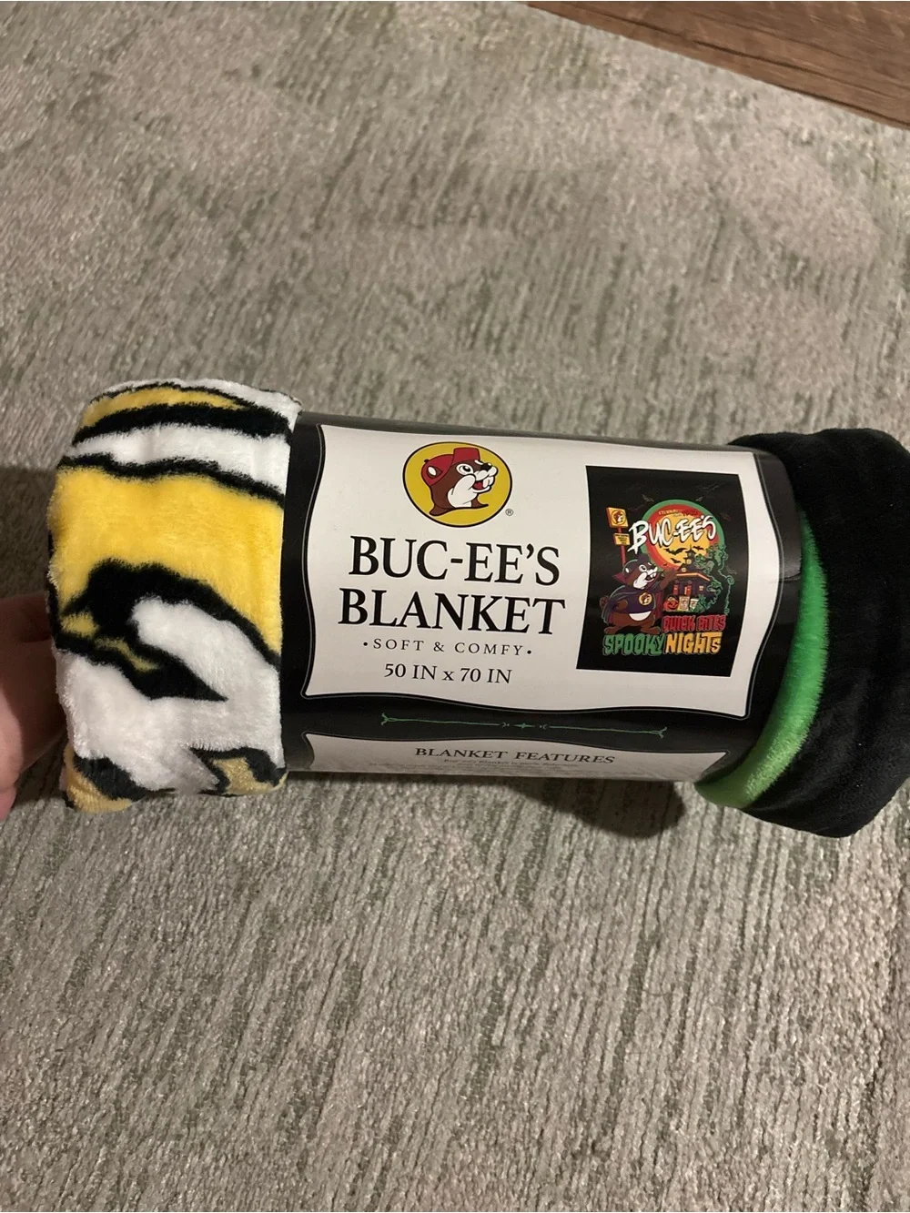 BUC-EE’s 2026 Halloween Blanket - Soft & Comfy 50 x 70 in
